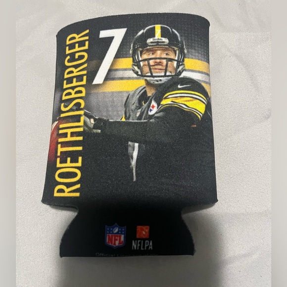 NFL Other - Pittsburgh Steelers Black and Gold NFL Graphic Can Koozie